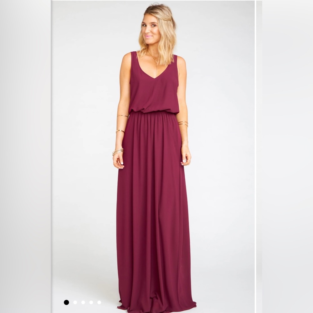 Show Me Your MuMu - The Kendall Maxi (size M, Merlot chiffon).